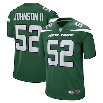 mens nike jermaine johnson ii gotham green new york jets 20